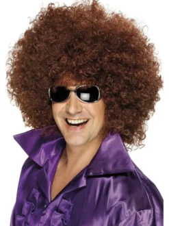 Afro Paryk brun XL