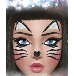 Ansigts stickers Kat