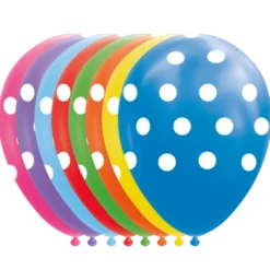 Ballon ø 30 cm med prikker