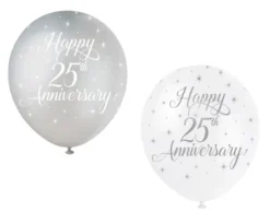 Balloner" Happy 25th anniversary"