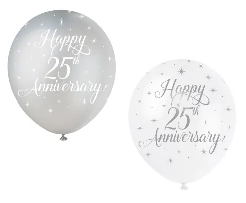 Balloner" Happy 25th anniversary"