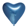 Ballon Hjerte Mirror blå