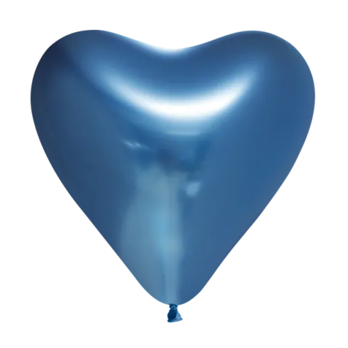 Ballon Hjerte Mirror blå