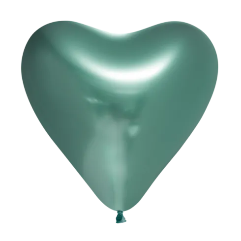 Ballon Hjerte Mirror grøn