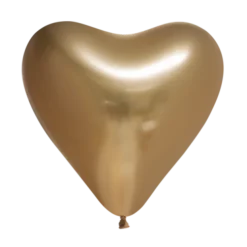 Ballon Hjerte Mirror Guld