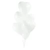 Ballon Hjerter i Hvid 6 stk