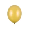 Ballon i 12,7cm metallic guld - 100stk