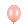 Ballon i 12,7cm metallic rosegold - 100stk