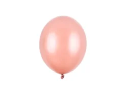 Ballon i 12,7cm metallic rosegold - 100stk