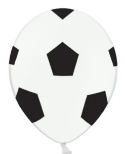 Ballon med Fodbold 30 cm, 6 stk.