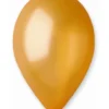 Ballon Metallic Guld, 10 stk.