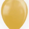 Ballon metallic guld 10 stk.
