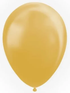 Ballon metallic guld 10 stk.
