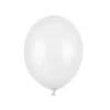 Ballon Metallic Hvid ø 23 100 stk.