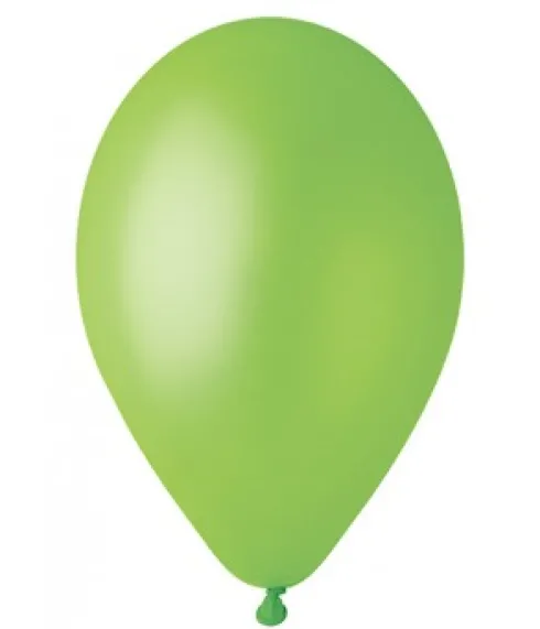 Ballon Metallic Lime, 10 stk.