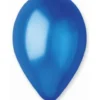 Ballon Metallic mørkeblå, 10 stk.