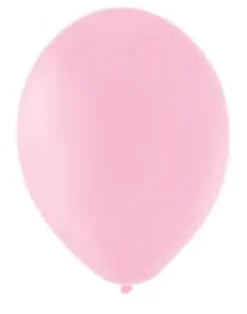 Ballon Metallic Rosa, 10 stk.