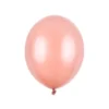 Ballon Metallic Rosegold ø 23 100 stk.