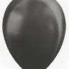 Ballon metallic sort 10 stk