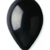 Ballon Metallic Sort, 10 stk.