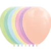 Ballon MULTI PASTEL ø30 10 stk