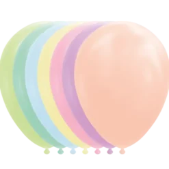 Ballon MULTI PASTEL ø30 10 stk