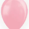 Ballon perlemor lyserød 10 stk
