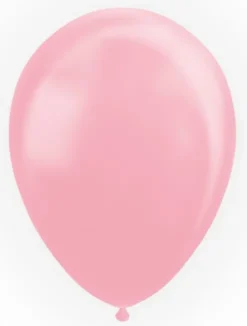 Ballon perlemor lyserød 10 stk
