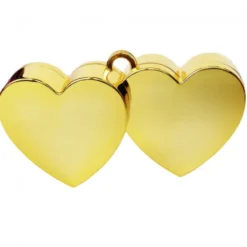 Ballonvægt Hjerter i Guld