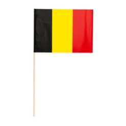 Belgien Papirflag på pind 10 stk