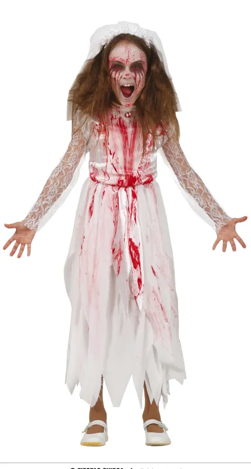 Blodig Brud Halloween - pige