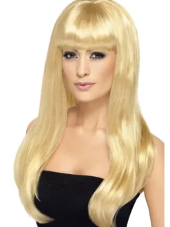 blond lang paryk