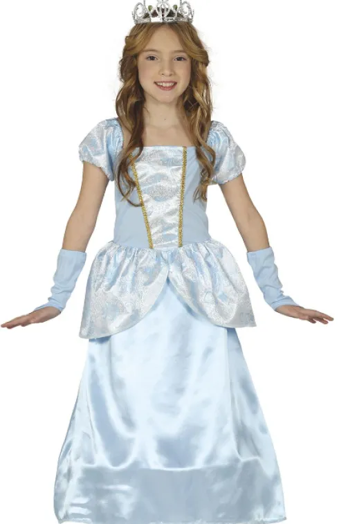 Blå Prinsesse kostume