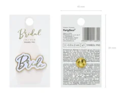 Bride Bagde-Pin
