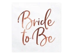 Bride to Be Servietter HVID