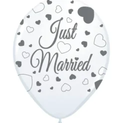 Bryllups balloner - Just married