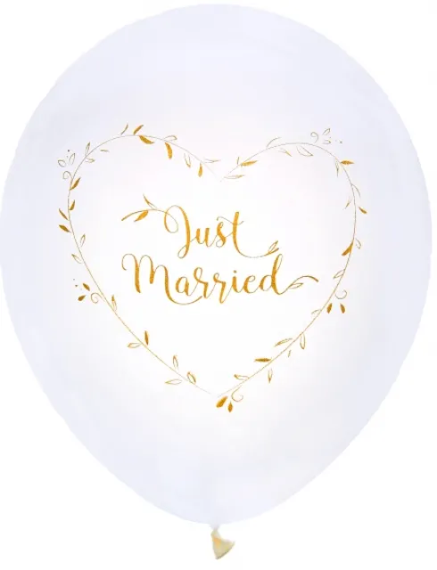 Bryllups balloner - Just married
