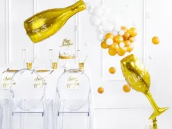Champagneglas Folieballon