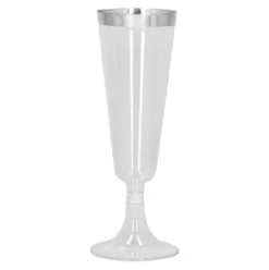 Champagneglas sæt 4 stk - Sølv