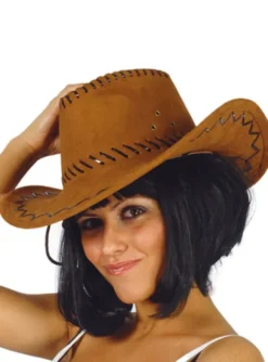 Cowboyhat med syninger