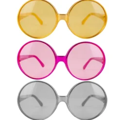 Disco brille i sølv