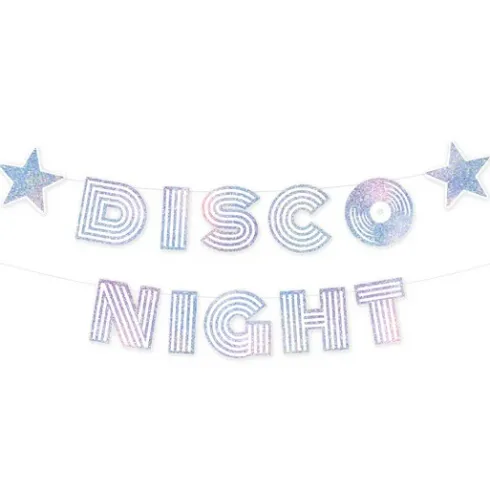 Disco Night tekst-guirlande