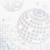 Disco servietter - Sølvkugle