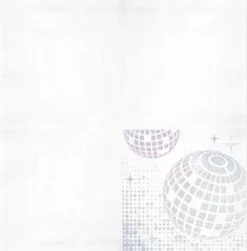 Disco servietter - Sølvkugle