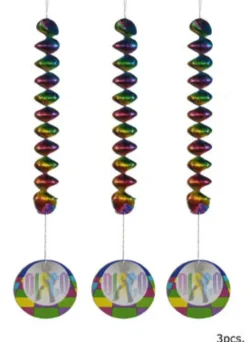 Disco swirls, 3 stk