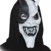 Dæmon maske sort/hvid