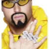 Dollar Rapper Ring - Sølv