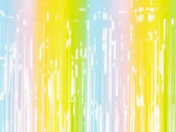 Dørforhæng i multi pastel