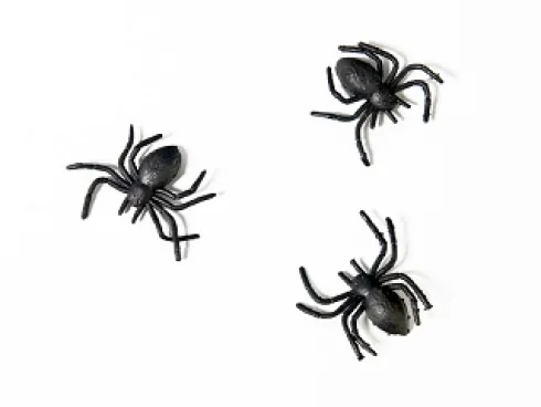 Edderkopper 2,5x3 cm, 10 stk
