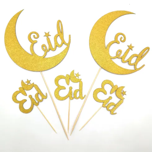 Eid Picks i guldglitter